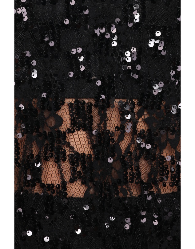 Petal & Pup - Yonder Sheer Lace Tee Top - Black