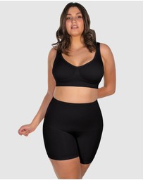 B Free Intimate Apparel - Targeted Tummy Control Stay-Up Shorts Silicone Band
