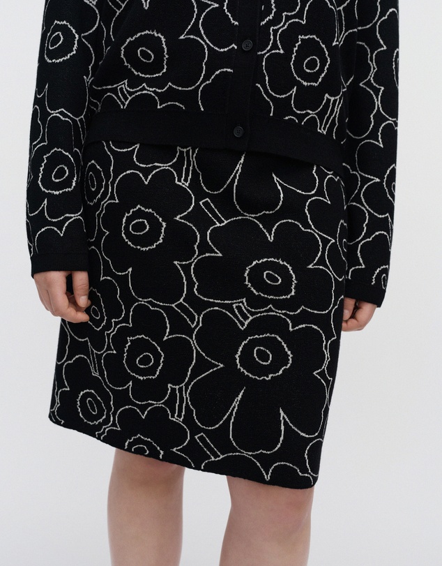 Marimekko - Vapaus Piirto Unikko Knitted skirt