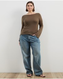 Atmos&Here Curvy - Bella Fine Knit Top