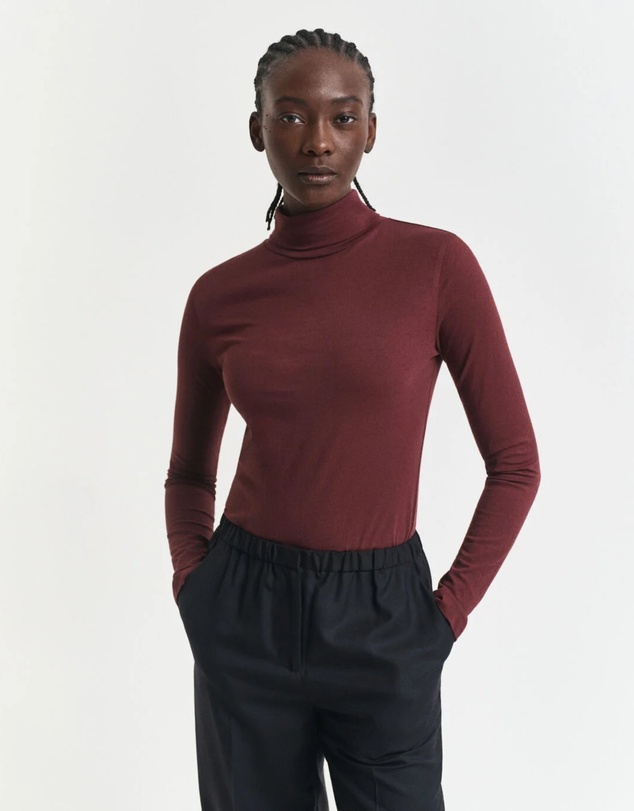 Gant - Lightweight Cotton Turtleneck Top