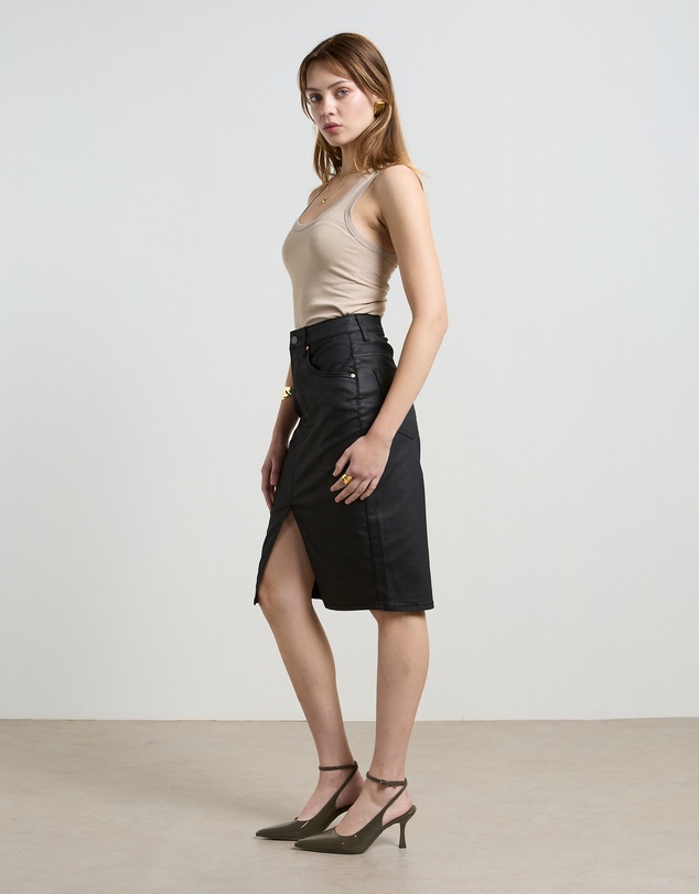 DRICOPER DENIM - Coated Revival Skirt