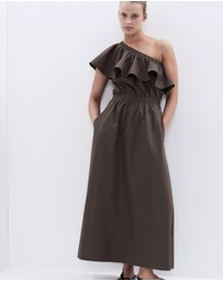 UNISON - Oxford Ruffle Dress