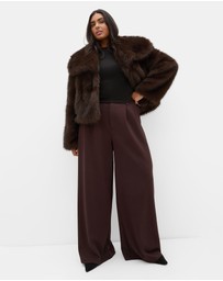 City Chic - Mae Tailored Wide Leg Pant