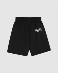 DKNY - Abstract Logo Swim Shorts - Teens