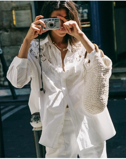 Auguste The Label - Holden Embroidered Shirt