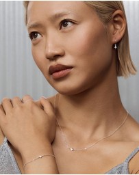 SAINT VALENTINE - Starburst Mini Hoops - Silver