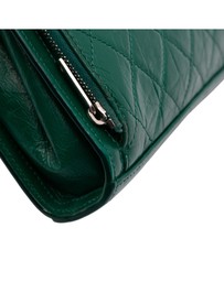 Pre-Loved by Azura Reborn - Pre-Loved CC Quilted Crinkled Calfskin Front Pocket Crossbody