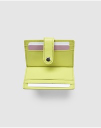 Globite - Leather RFID Card Holder Snap Button