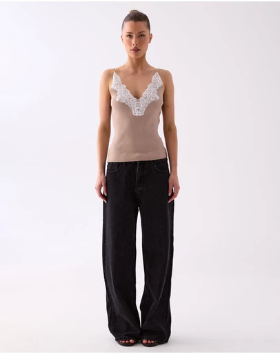 Style Addict - Luna Lace Trim Cami