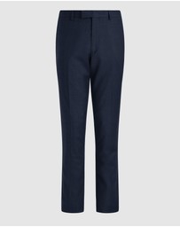 Tarocash - Ty Slim Check Wool Pant