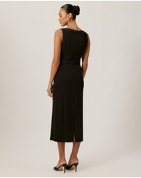 Tussah - Jasmyn Crepe Bodycon Midi Dress