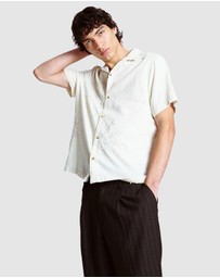 Topman - Short Sleeve Hand Embroidered Shirt