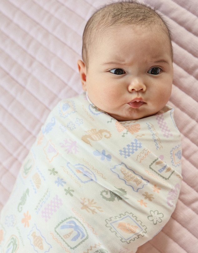 Kynd Baby - Large Stretchy Swaddle in Resort