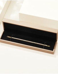 Mestige - Lola Tennis Bracelet - 18K Gold Plated