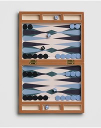 Printworks - Printworks Lacquered Backgammon-Blue