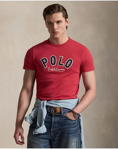 Polo Ralph Lauren - Custom Slim Fit Western-Logo T-Shirt - ICONIC EXCLUSIVE
