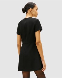 Tommy Hilfiger - Button Pocket Mini Shift Dress