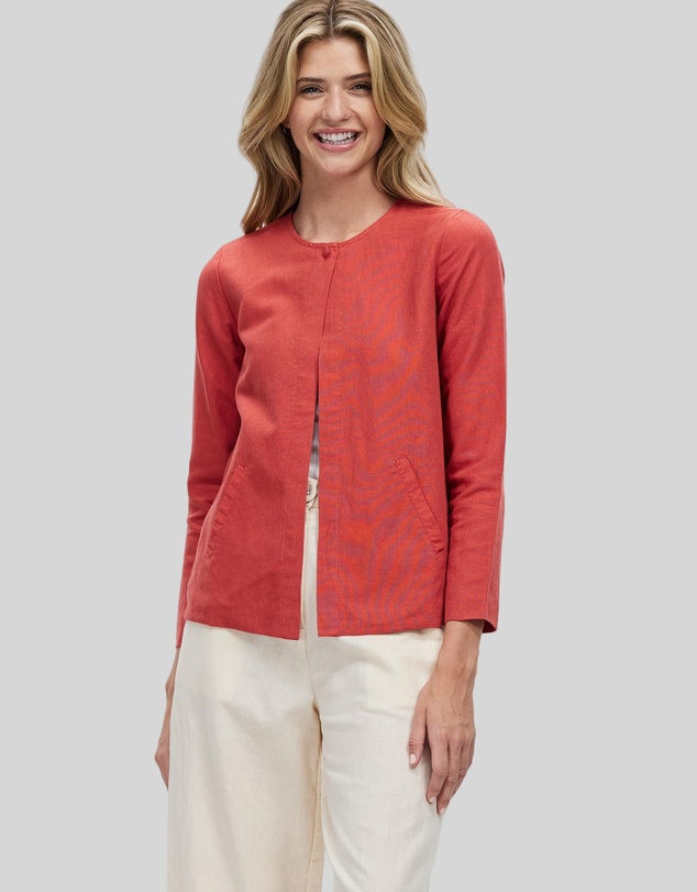 KAJA Clothing - Alexia Jacket - Rust Red