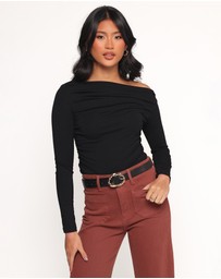 Petal & Pup - Cer Knit Top - Black