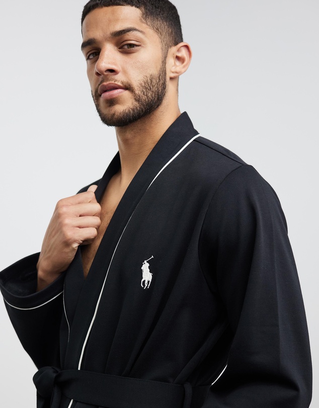 Polo Ralph Lauren - Cotton-Blend Jersey Robe- ICONIC EXCLUSIVE