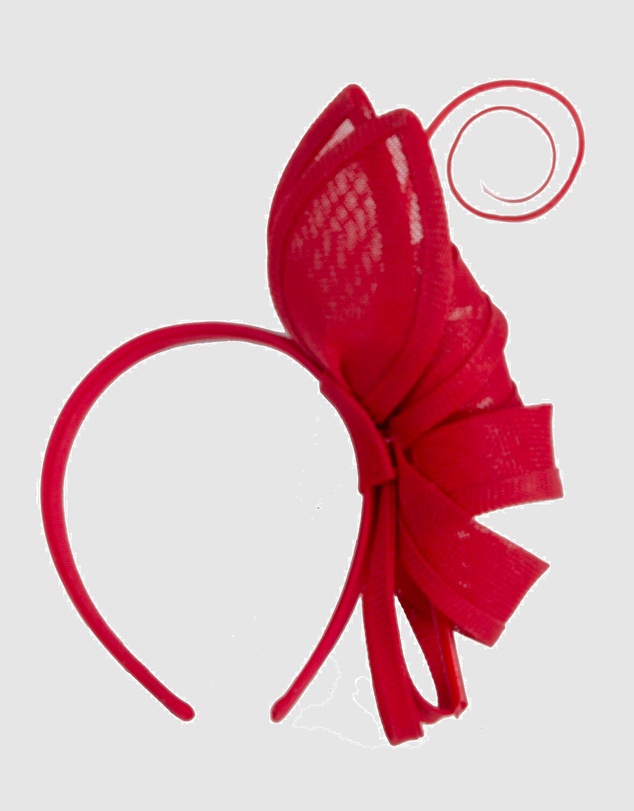 Max Alexander - Red Bow Fascinator
