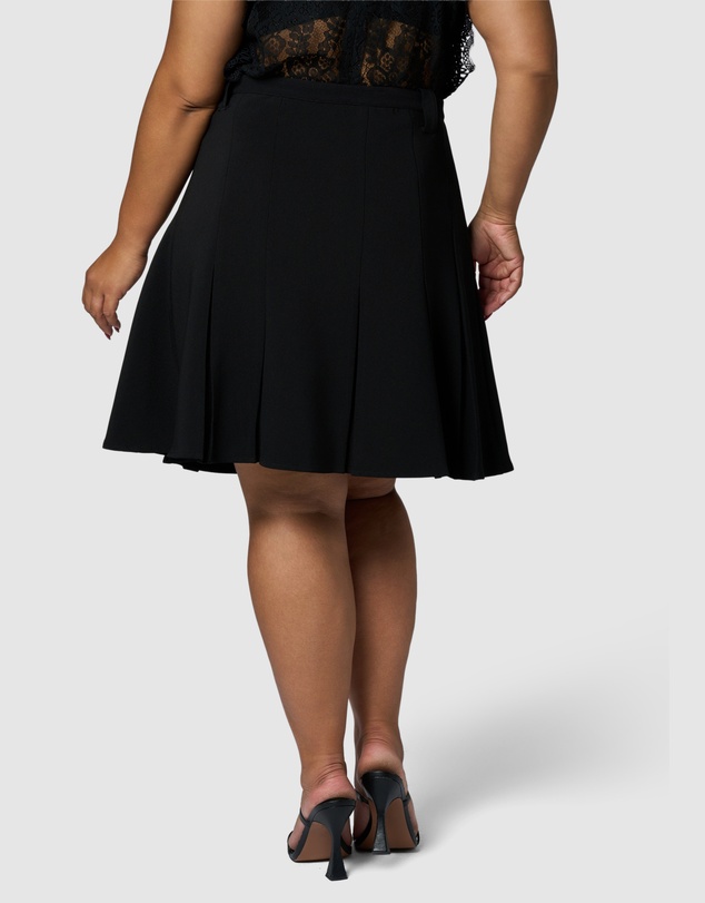 Sunday In The City - Empire Pleated Mini Skirt