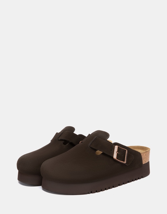 EVERAU - Australian Shepherd Ugg Berrin Platform Cow Suede Upper Loafer Oxfords Flats