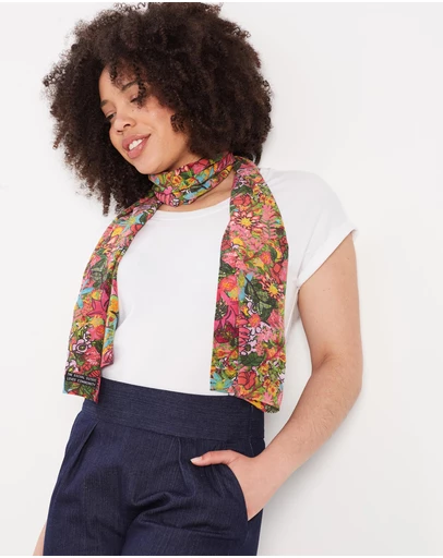 The Social Outfit - Fairfield Bloom Rectangular Scarf