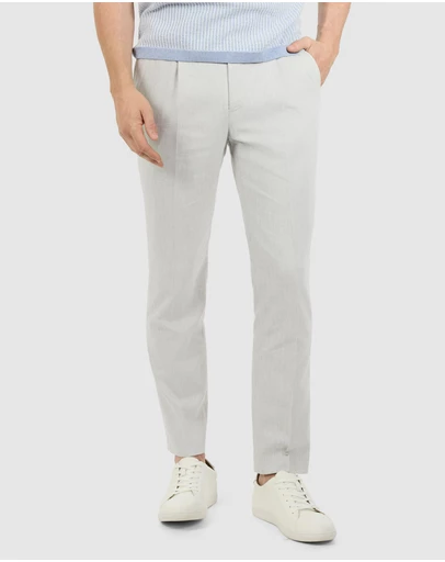 Tarocash - Drift Pleat Linen Pant