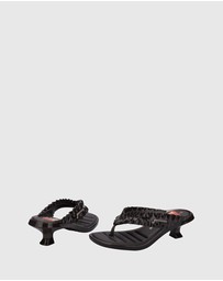 Melissa - MELISSA THONG KITTEN HEEL + GANNI