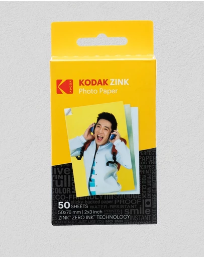 Kodak - Kodak Zink 2”x3” Photo Paper 50 Sheets