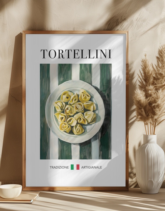 Olive et Oriel - Tortellini by Andreas Magnusson Art Print