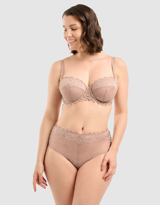 Sans Complexe - Arum Prima Mid Rise Sheer Stretch Lace Brief