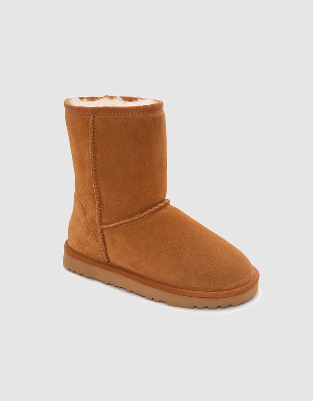 Ozwear Connection Uggs - Ugg Boots Genuine Australian Sheepskin Unisex Short Classic Suede