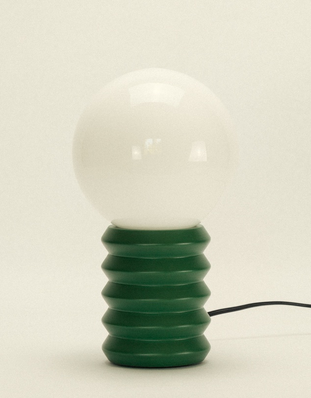 Dennis Did It - Ribbon Lamp Forest Green