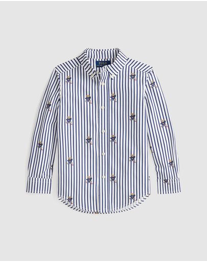 183 Bear, Navy & White