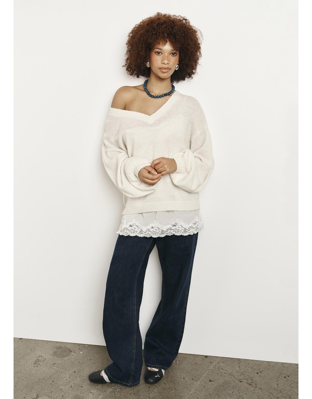 Subtitled - Alexa Mid Rise Relaxed Denim Jeans