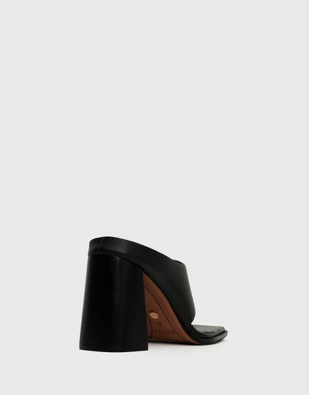 Betts - Ellie Leather Thong High Block Heels