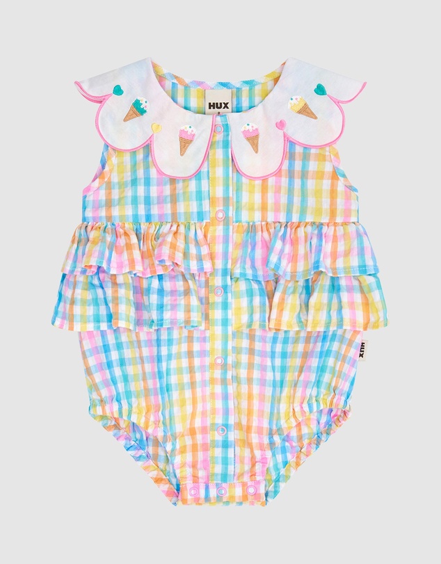 Huxbaby - Ice Cream Collar Romper - ICONIC EXCLUSIVE - Babies