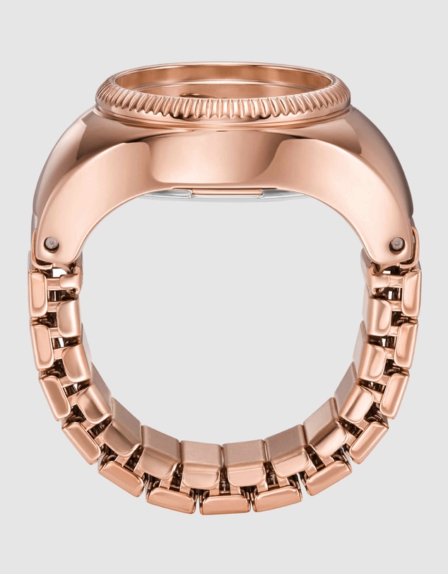 Fossil - Ring Watch Rose Gold-Tone Analogue Watch