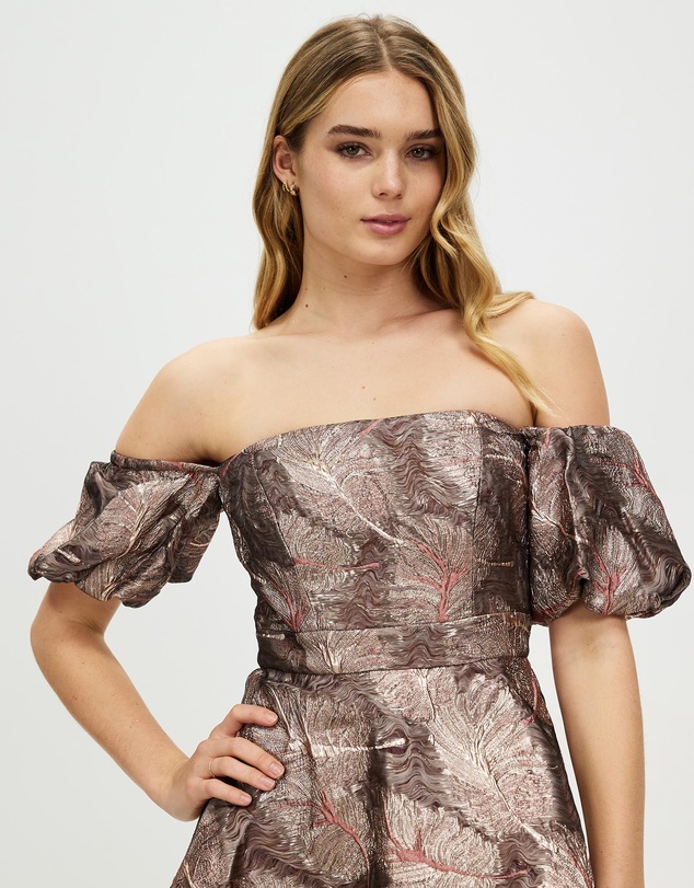 Romance by Honey and Beau - Milla Puff Sleeve Dress