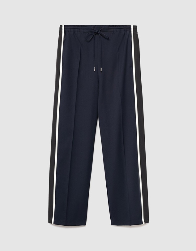 M.N.G - Contrast Stripe Straight Trousers