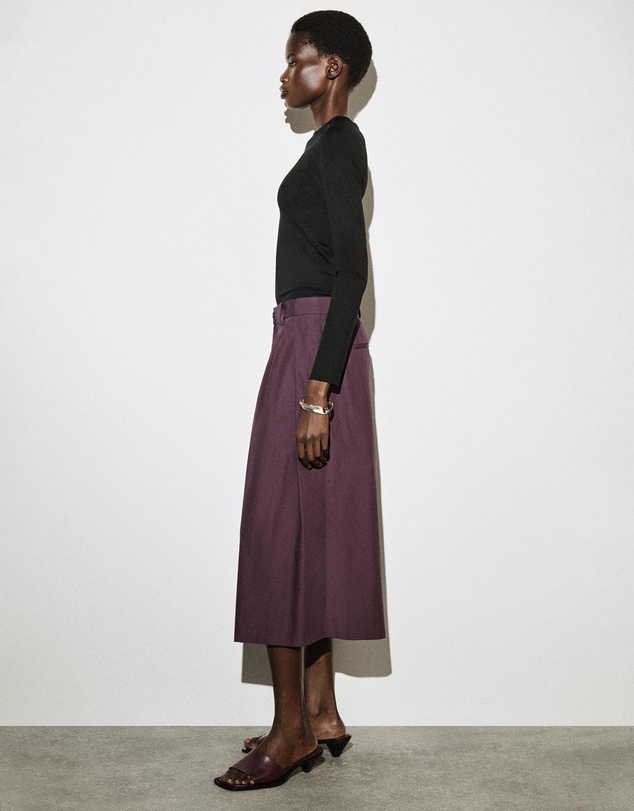 COS - Pleated Cotton Culottes