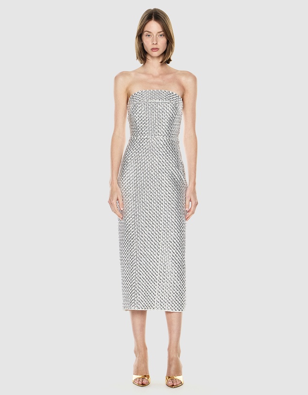 manning cartell black and white dress Time To Shine Slip Dress main image 0