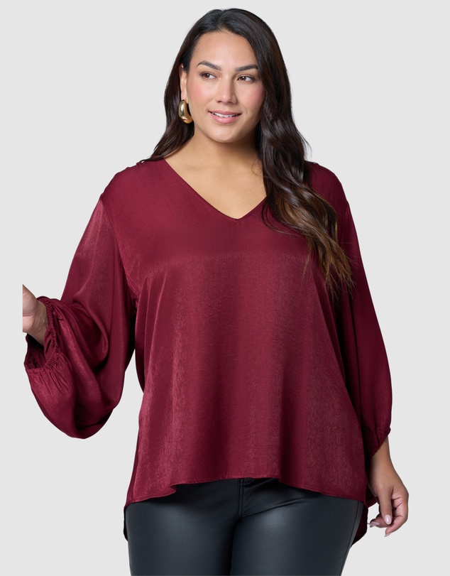 Pink Dusk by Curve Project - Lover Boy Blouse