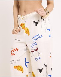 Subtitled - Escape Printed Pants