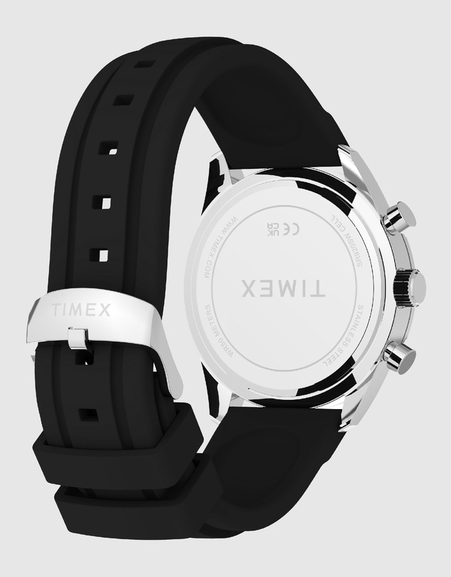 TIMEX - Ridgefield Chronograph 42mm Silicone Strap Watch