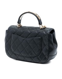 Pre-Loved by Azura Reborn - Pre-Loved Small Quilted Caviar Carry Around Flap