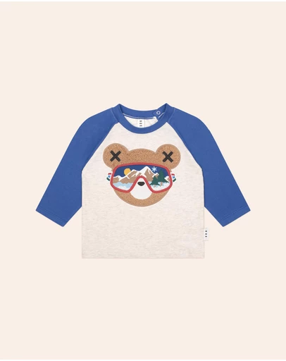 Huxbaby - Ski Hux Raglan Long Sleeve Top - ICONIC EXCLUSIVE - Babies-Kids